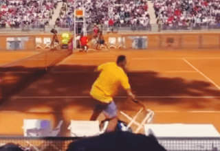 tennis player freakout