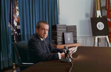 nixon news broadcast
