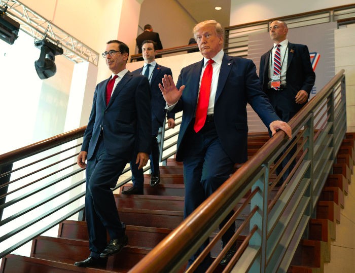 Trump with Treasury Secretary Mnuchin Planned a $2 Trillion Stimulus Package