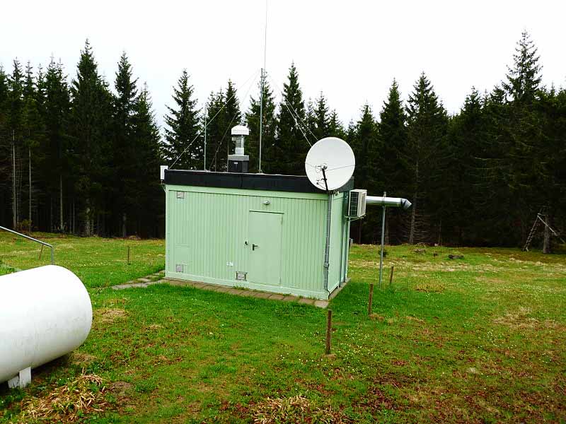 CTBTO nuclear radionuclid station on mountain Schauinsland near Freiburg