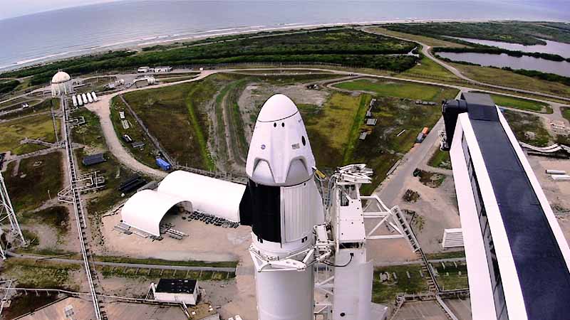 SpaceX Falcon 9 Launch Preparation