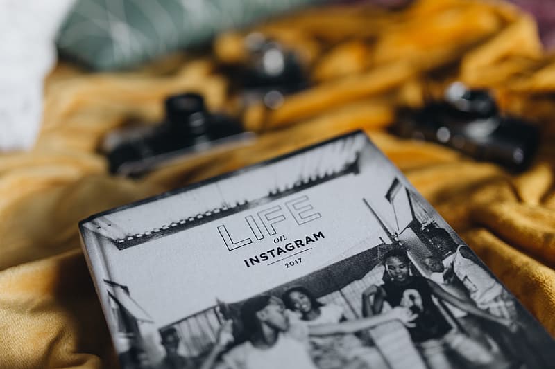 life on instagram vintage book