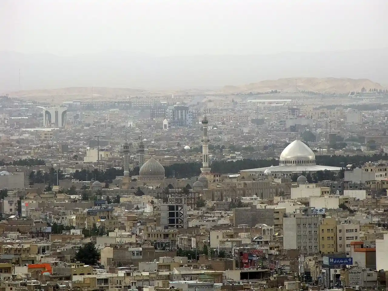 Qom city, one of the China-Iran Rail Corridor terminal stations.