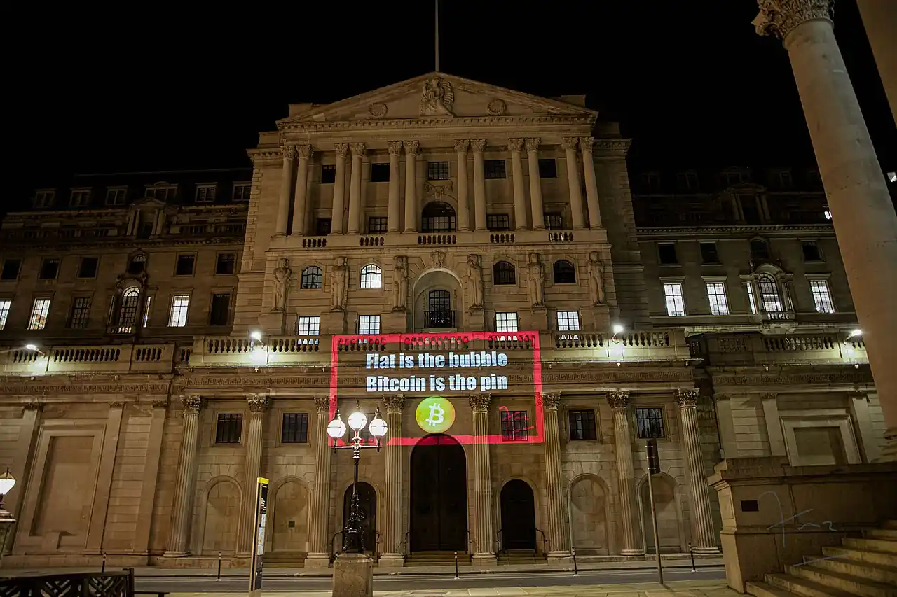 Bitcoin projection, Bank of England
