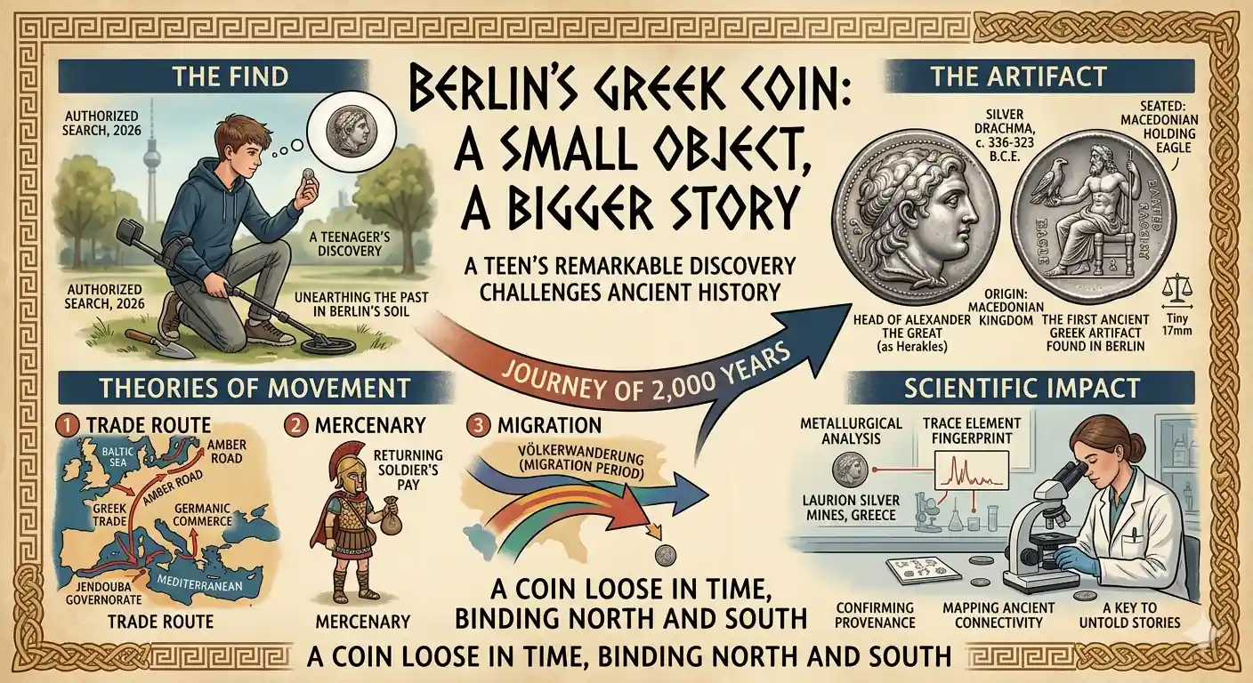 ancient Greek coin Berlin discovery
