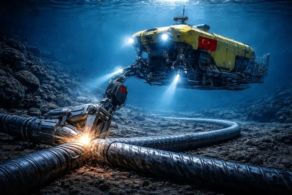 China submarine cable cutter